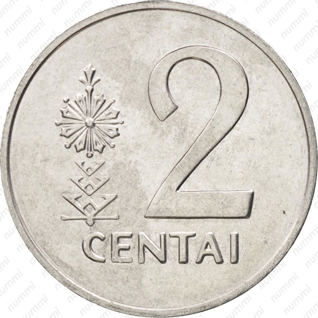 Lithuania 1991 2 Centas Uncirculated KM86